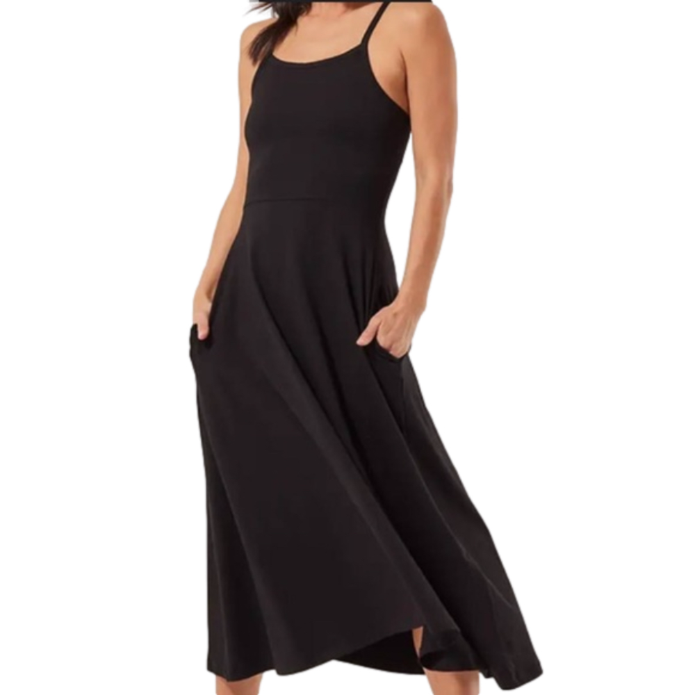 BOGO! NWT Pact Organic ‘Fit & Flare’ midi dress with pockets